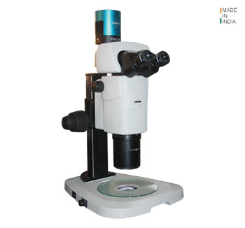 Research stereozoom microscope