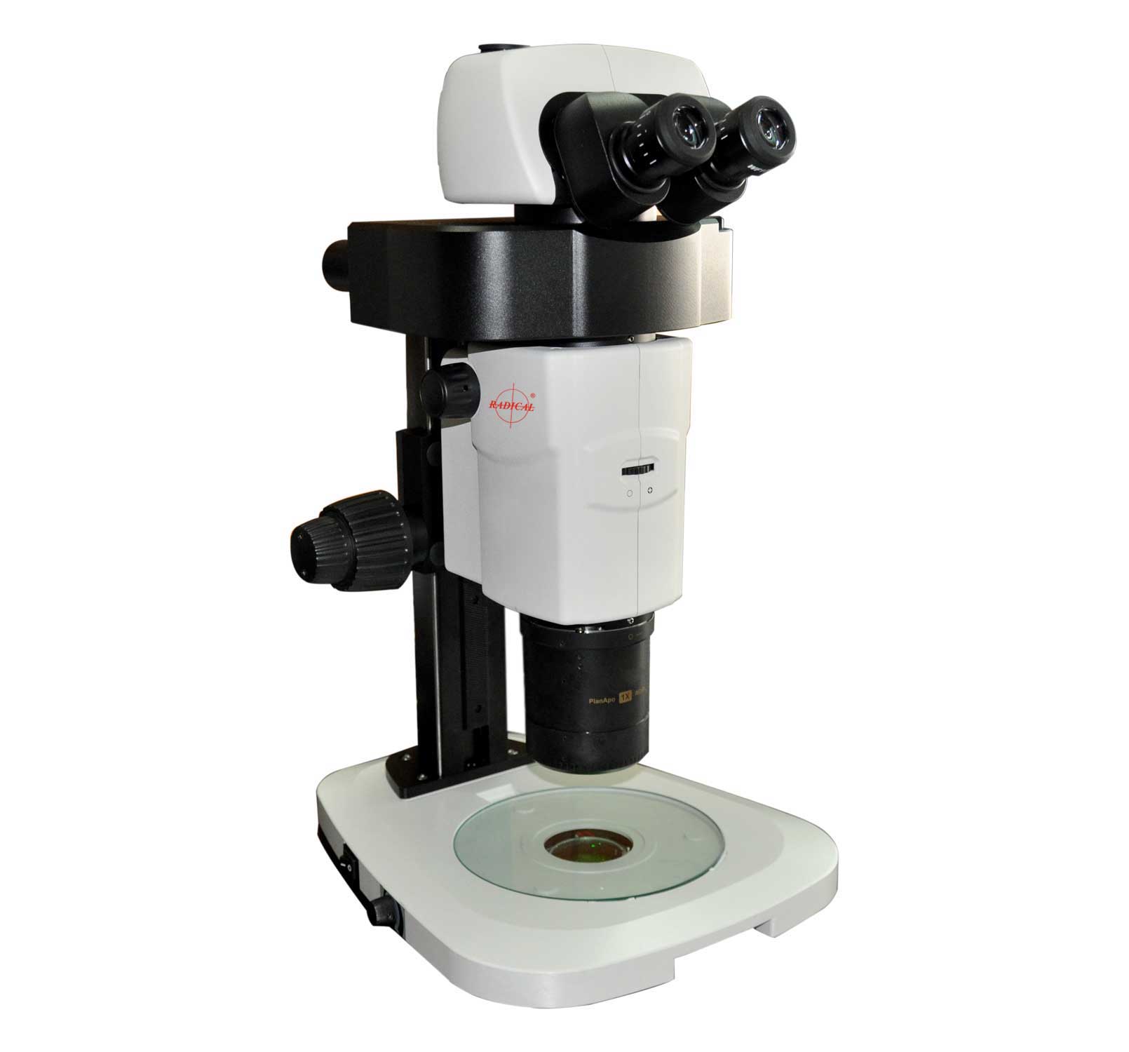 Radical launch New Motorized EPI-Fluorescence Stereo Microscope